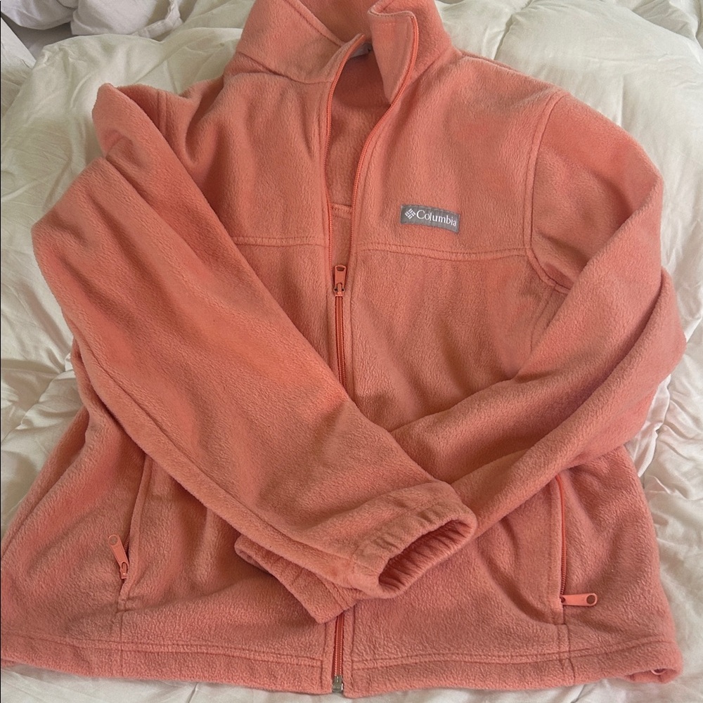 Columbia Coral Pink Fleece Jacket